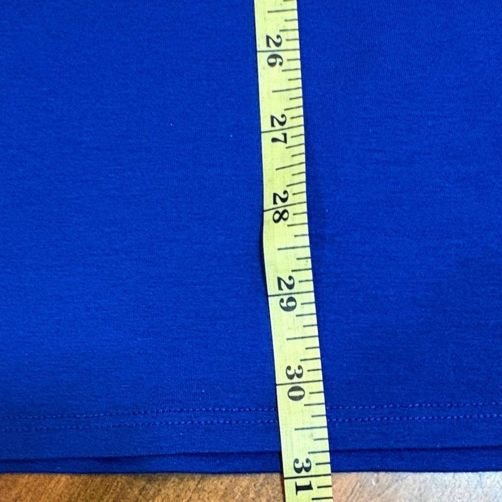 Eileen Fisher Cobalt Blue Long Sleeve Tunic, L - Picture 7 of 9